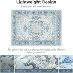 Lofus 8x10 Area Rugs for Living Room, Machine Washable Non-Slip Area Rug - Image 5