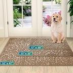 Bulijojo Front Door Mat Entrance, Durable Heavy Duty Welcome Mat, Thick - Image 2