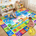 Kids Rug for Playroom, Educational Learning Play Mat, Soft Non-Slip Machine by Unknown