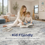 DMOYEST 9x12 Area Rug for Living Room, Washable & Non Slip Large Indoor Carpet - Image 8