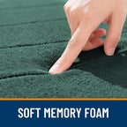 OLANLY Memory Foam Bath Mat 40x32, Super Soft Absorbent Bathroom Rugs, Quick Dry - Image 5