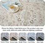 Washable 3x12 Hallway Runner Rug: Vintage Non Slip Soft Rug - Image 4