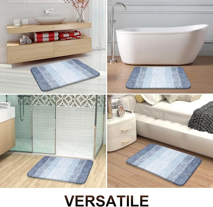 OLANLY Bathroom Runner Rugs Mat 70x24, Extra Soft Absorbent Microfiber Bath Rugs - Image 6