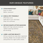 Hazo Haus Non Slip 2x7 Gold Brown Runner Rugs - Image 7