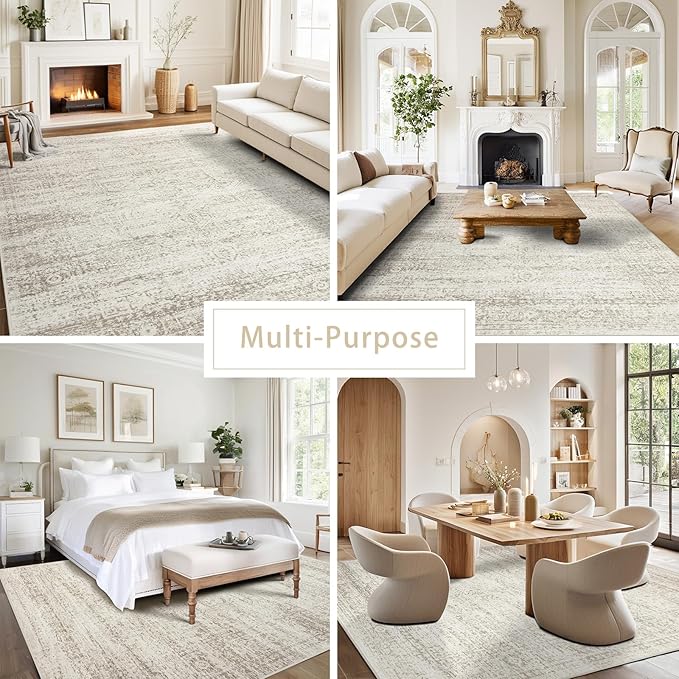 Srugn Washable Rugs 4x6 Area Rugs - Image 5