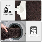 PURRUGS Dirt Trapping Door Mat 32" x 47", Non-Slip Machine Washable Entry Rug - Image 7