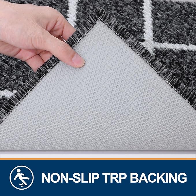 Finchitty Large Indoor Door Mat, Non-Slip Absorbent Resist Dirt Entrance Mat - Image 3