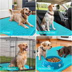 OLANLY Dog Door Mat for Muddy Paws 70x35, Absorbs Moisture and Dirt, Absorbent - Image 7