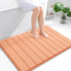 OLANLY Memory Foam Bath Mat 40x32, Super Soft Absorbent Bathroom Rugs, Quick Dry by OLANLY