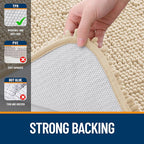 OLANLY Small Bathroom Rugs 24x16, Extra Soft Absorbent Chenille Bath Rugs - Image 6