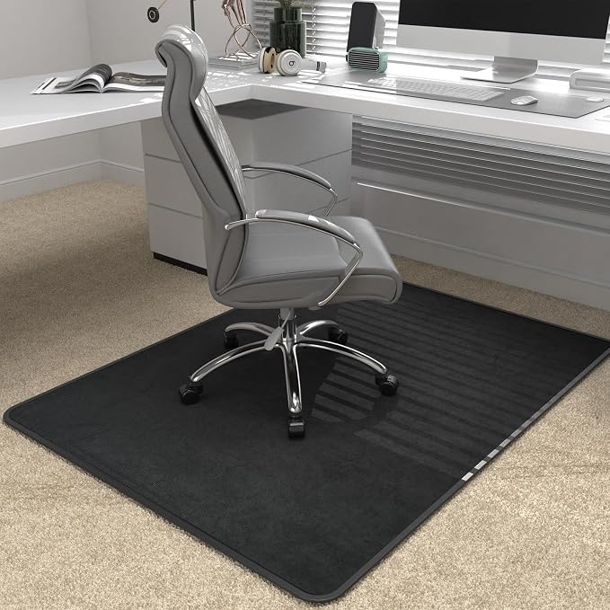 Heavy Duty Office Chair Mat for Carpet and Hardwood Floor Bohemian Desk Chair by PlacootChairMat