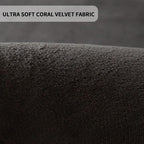 MAXYOYO Black Coral Velvet Area Rug, Thick Japanese Tatami Mat Living Room - Image 8