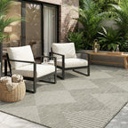 MontVoo-Outdoor Rug Carpet Patio Rug 6x9 Polypropylene Indoor Outdoor Rugs by MontVoo