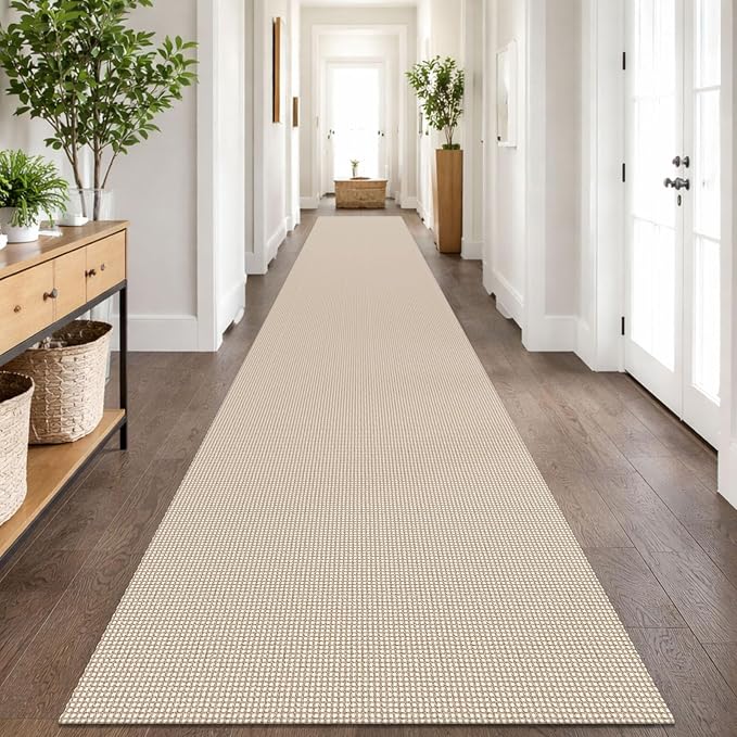 IOHOUZE Washable Exrea Long Hallway Runner Rug 3x18 Non Slip Rubber Backed by iOhouze