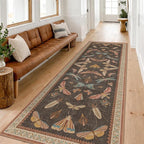 Hazo Haus Long Runner Rug 2'6"x10', Washable Non Slip Carpet by HazoHaus