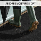 Front Door Mat 4' x 6', Low Profile Welcome Mat, Non-Slip Door Mat Outside - Image 4