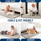 OLANLY Memory Foam Bath Mat 35x24, Super Soft Absorbent Bathroom Rugs, Quick Dry - Image 9