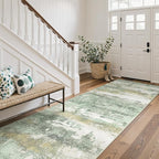 BEIMO Runner Rug for Hallway Kitchen, Soft Modern Abstract Throw Rugs, Low Pile - Image 2