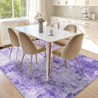 RELEANY Washable Area Rugs 9'x12' Non-Slip Modern Abstract Soft - Image 9