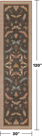 Hazo Haus Long Runner Rug 2'6"x10', Washable Non Slip Carpet - Image 2