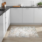 Washable Area Rug 2x3 Entryway Rug: Washable Modern Abstract Soft Thin Rug - Image 4
