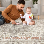 Vintage Living Room Area Rug 10x14 - Image 4