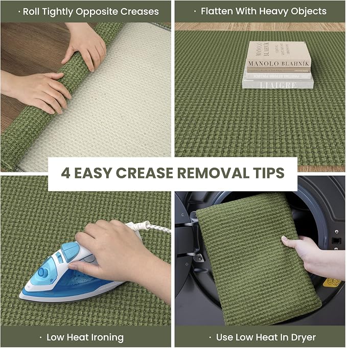IOHOUZE Washable Exrea Long Hallway Runner Rug 3x16 Non Slip Rubber Backed - Image 6
