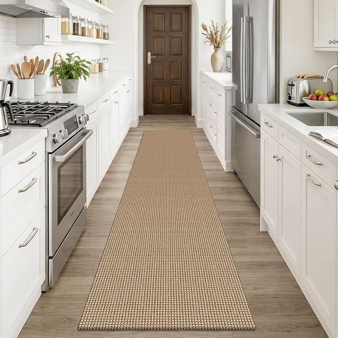KOZYFLY Runners Rugs for Hallway 2x10, Washable Runner Rug, Woven Non Slip - Image 2