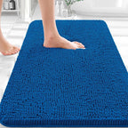 OLANLY Bathroom Rugs 36x24, Extra Soft Absorbent Chenille Bath Rugs, Rubber by OLANLY