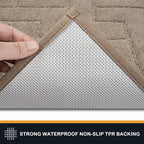 PURRUGS Easy Care Area Rug 6ft x 9ft, Non-Slip Machine Washable Entry Rug - Image 5
