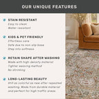 Vintage 4x6 Entryway Rug, Washable Area Rugs - Image 7