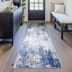 RELEANY Washable Area Rugs 2'x6' Non-Slip Modern Abstract Soft - Image 5