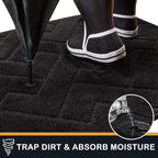PURRUGS Dirt Trapping Door Mat 32" x 47", Non-Slip Machine Washable Entry Rug - Image 5
