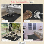 Heavy Duty Office Chair Mat for Carpet and Hardwood Floor Bohemian Desk Chair - Image 3