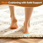 Veken Non Slip Cushioned Rug Pad Gripper 7x10 Ft, Felt and Silicone Backing - Image 6