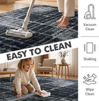4x6 Ft Shag Rugs for Bedroom Living Room, Tie-Dyed Ultra Soft Fluffy Furry Area - Image 7