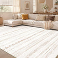 Nakagishi 10x12 Area Rug Living Room: Washable Boho Large Neutral Modern Soft by NakagishiAreaRug