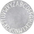 Topotdor Round Kids Play Rug Alphabet Nursery Area Rug Extra Large Soft by Topotdor