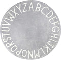 Topotdor Round Kids Play Rug Alphabet Nursery Area Rug Extra Large Soft by Topotdor