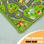 Non-Slip Town City Road Map Playmat - Image 4