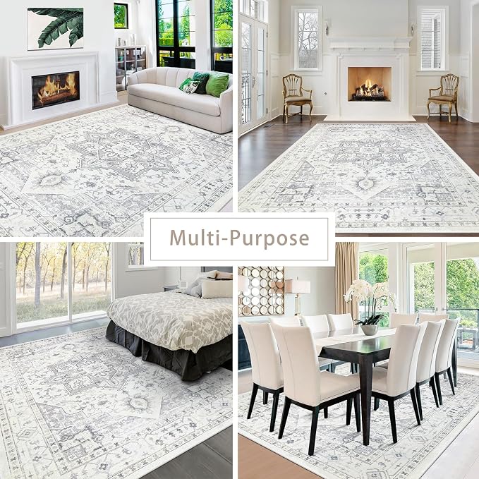 Srugn Area Rug 8x10 Washable Area Rugs - Image 4