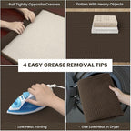IOHOUZE Washable Exrea Long Hallway Runner Rug 3x20 Non Slip Rubber Backed - Image 2
