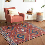 BESTSWEETIE Area Rug 3x5 Rug Machine Washable Non-Slip Low Pile Print Pattern - Image 7