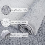 Chicrug Soft Runner Rugs for Bedroom Living Room Plush Fluffy Rug 2x5 Feet - Image 6
