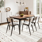 cotiled 10x10 Area Rugs Living Room Rug: Washable Boho Rugs - Image 5