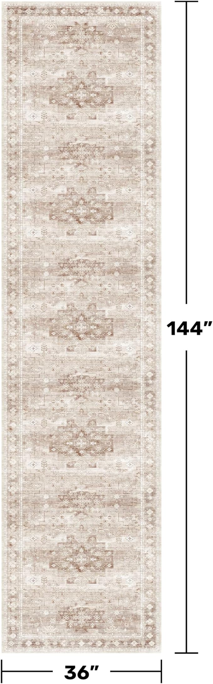 Hazo Haus Washable 3x12 Long Runner Rug - Image 2