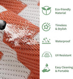 GENIMO Outdoor Rug for Patio, Waterproof Halloween RV Camping Mat Lightweight - Image 5