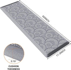 Mattitude 4/5 Inch Kitchen Mat, 17.3x59in Heavy Duty Ergonomic Comfort Foam - Image 2