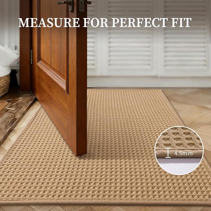 YIHOUSE Indoor Door Mat 24" x 36", Non-Slip Washable Entryway Mat, Dirt Trapper - Image 6