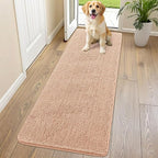Smiry Dog Door Mat for Muddy Paws 70x24, Absorbent Dirt Trapper, Non-Slip by Smiry